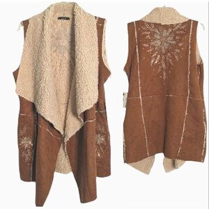 Miss Me Embellished Sherpa Vest